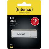 Intenso Alu Line USB-stick 16 GB Zilver 3521472 USB 2.0