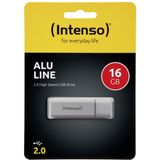 Intenso Alu Line USB-stick 16 GB Zilver 3521472 USB 2.0