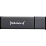 (Intenso) Alu Line USB-stick - 64GB - USB 2.0 - antraciet