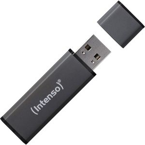 (Intenso) Alu Line USB-stick - 64GB - USB 2.0 - antraciet