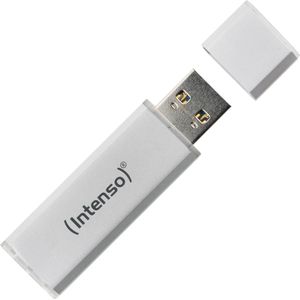 Intenso International Intenso Speicherstick USB 2.0 Alu Line 64GB Silb