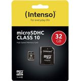 Intenso 32GB Micro SDHC 32GB Micro SDHC Class 10 flashgeheugen