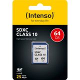 Intenso SDXC Card  64GB Class 10