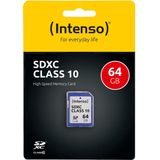 Intenso SDXC Card  64GB Class 10