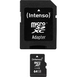 Intenso 64GB MicroSD Speicherkarte inkl. SD Adapter [Class 10]