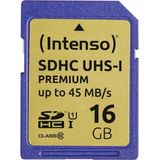 (Intenso) SDHC kaart UHS-1 Premium - 16GB - Class 10 (3421470)