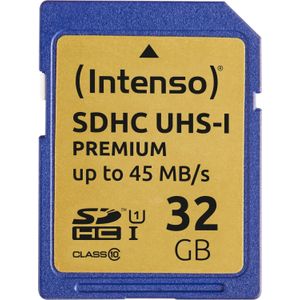 Intenso SDHC Card 32GB Class 10 UHS-I Premium