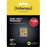 Intenso SDXC Kaart UHS-1 Premium 128GB - Class 10