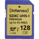Intenso Premium SDXC UHS-1 128GB Class 10 geheugenkaart blauw