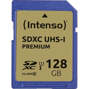 Intenso SDXC Kaart UHS-1 Premium 128GB - Class 10