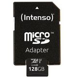 Intenso MicroSDXC 128GB - UHS-I - Klasse 10 - Inclusief Adapter