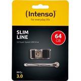Intenso USB-sticks Slim Line 64GB USB 3.0
