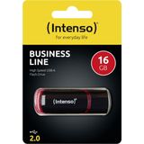 Intenso - Business Line - USB-stick - Zwart - 16GB