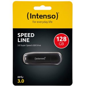 Intenso Speed Line USB-stick 128 GB Zwart 3533491 USB 3.2 Gen 1 (USB 3.0)