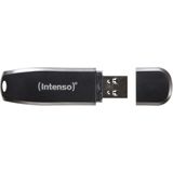 Intenso Speed Line 32Gb Memory Stick, Usb 3.0, Zwart