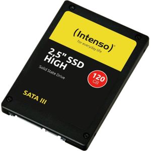 Intenso SSD interne 120Go, Hoge prestatie, 2,5"""" (6,3cm), Sata III, 520Mo/s, zwart
