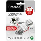 USB stick INTENSO 3536480 32 GB Silver 32 GB USB stick