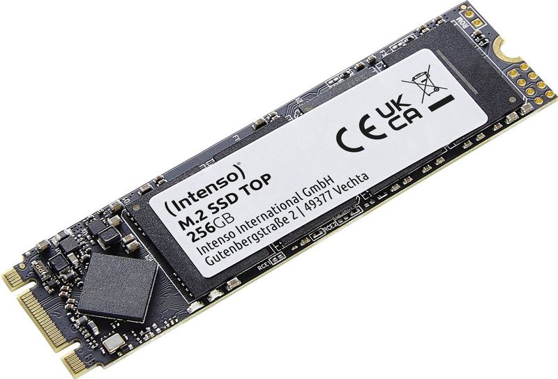 Intenso M.2 SSD SATA III - 256GB - 550MB/s