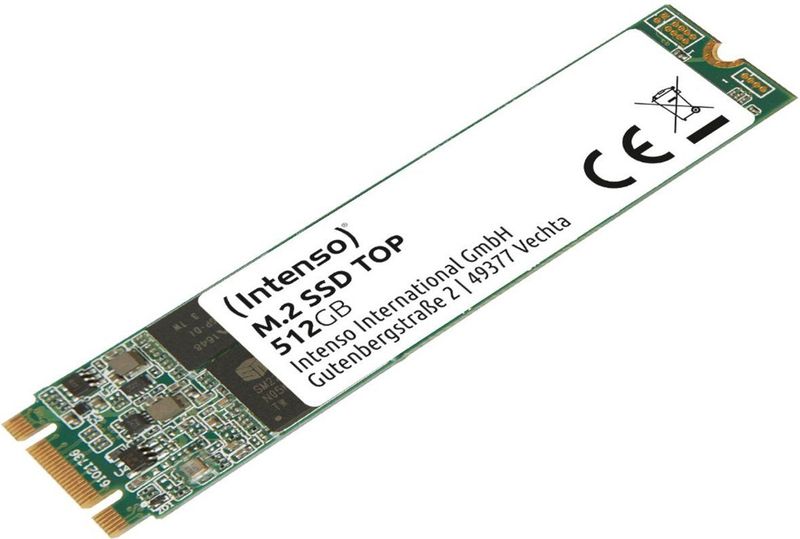 Intenso M.2 SSD - 512GB - SATA III - 550MB/s