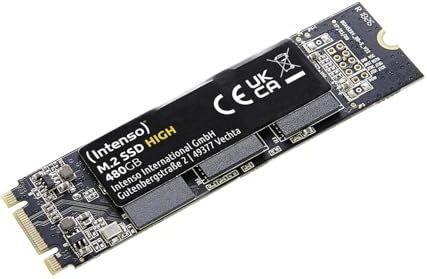 (Intenso) M.2 SSD SATA III High - Interne SSD - 2280 - SATA III - 240GB - 520MB/s (3833440)