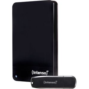 (Intenso) Memory Drive 2,5inch Externe HDD 1 TB - USB 3.2 Super Speed - zwart - BONUS PACK met 32GB USB-Stick