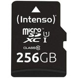 (Intenso) 256GB Micro SDXC geheugenkaart UHS-I Premium - Class 10 - 256GB - met SD adapter