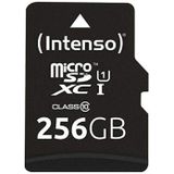 Intenso MicroSDXC Geheugenkaart 256GB - Class 10 - Met SD Adapter