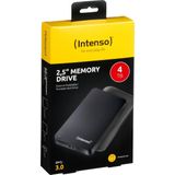 Intenso Memory Drive 4 TB Externe harde schijf (2.5 inch) USB 3.2 Gen 1 (USB 3.0) Zwart 6023512