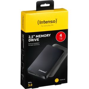 Intenso Memory Drive 4 TB Externe harde schijf (2.5 inch) USB 3.2 Gen 1 (USB 3.0) Zwart 6023512