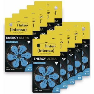 Intenso Hörgerätebatterie PR44-675 1.45 V 60 St. 540 mAh Zink-Luft 7504446MP