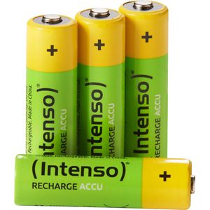 Intenso - Energy Eco - Oplaadbare Batterijen - Groen, Geel - 4 Stuks