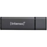 (Intenso) Alu Line USB-stick - 128GB - USB 2.0 - Antraciet