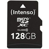Intenso microSDXC 128GB Class 10 geheugenkaart incl. SD-adapter, zwart