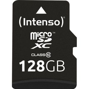 Intenso microSDXC-kaart 128 GB Class 10 Incl. SD-adapter