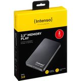 Intenso - Memory Play - Externe Harde Schijf - Zwart - 2TB