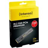 (Intenso) M.2 SSD PCIe Premium - Interne SSD - 2280 - PCIe - 250GB - 2100 MB/S (3835440)