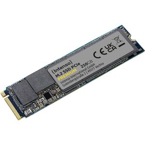 SSD - 250 GB - M.2 - PCIe Gen.3x4 - Leessnelheid 2100 MB/s - Schrijfsnelheid 1100 MB/s