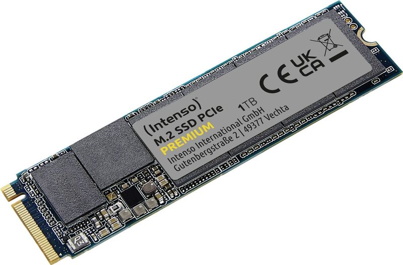 Intenso - M.2 SSD PCIe Premium - Interne SSD - 1TB - 2100 MB/s