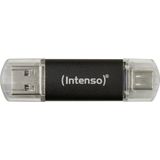(Intenso) Twist Line USB-stick - 64GB - USB-A en USB-C - 3.2 Super Speed