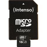 Intenso 16GB microSDHC Performance microSD-kaart 16 GB Class 10 UHS-I Waterdicht