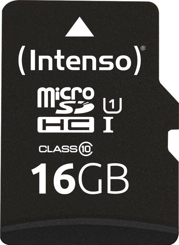 Intenso 16GB microSDHC Performance microSD-kaart 16 GB Class 10 UHS-I Waterdicht