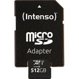 Intenso 512GB microSDXC Performance microSD-kaart 512 GB Class 10 UHS-I Waterdicht
