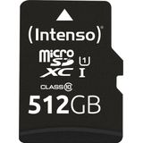 Intenso 512GB microSDXC Performance microSD-kaart 512 GB Class 10 UHS-I Waterdicht