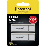 Intenso Ultra Line USB-stick 64 GB Zilver 3531494 USB 3.2 Gen 1