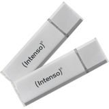 Intenso Ultra Line - 2x 64GB geheugenstick - 2x 32 GB - USB 3.0, zilver