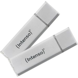Intenso Ultra Line, 2x 64GB Speicherstick, USB 3.2 Gen 1x1, silber
