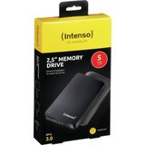 Intenso - Portable Hard Drive - 5TB - Zwart - USB 3.0