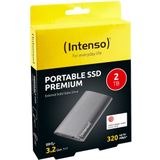 (Intenso) Portable SSD Premium 2 TB Externe SSD - 2TB - USB 3.2 - aluminium (3823470)