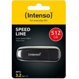 Intenso 512GB Speed Line USB-stick 512 GB Zwart 3533493 USB 3.2 Gen 1