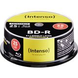 Intenso Blu-ray BD-R SL Disc 25GB 25 Stuks Spindel Bedrukbaar